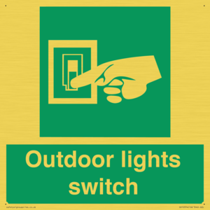 Outdoor lights switch